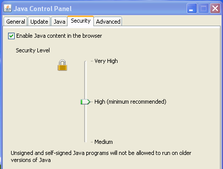 Oracle-Java-Update-21-Security-Levels